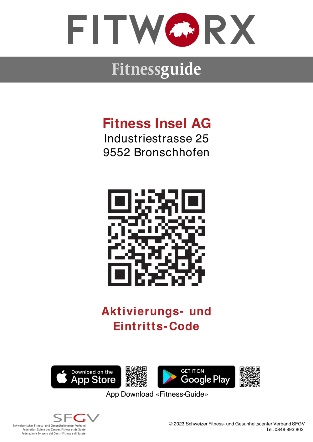 Fitness Insel AG QR CODE